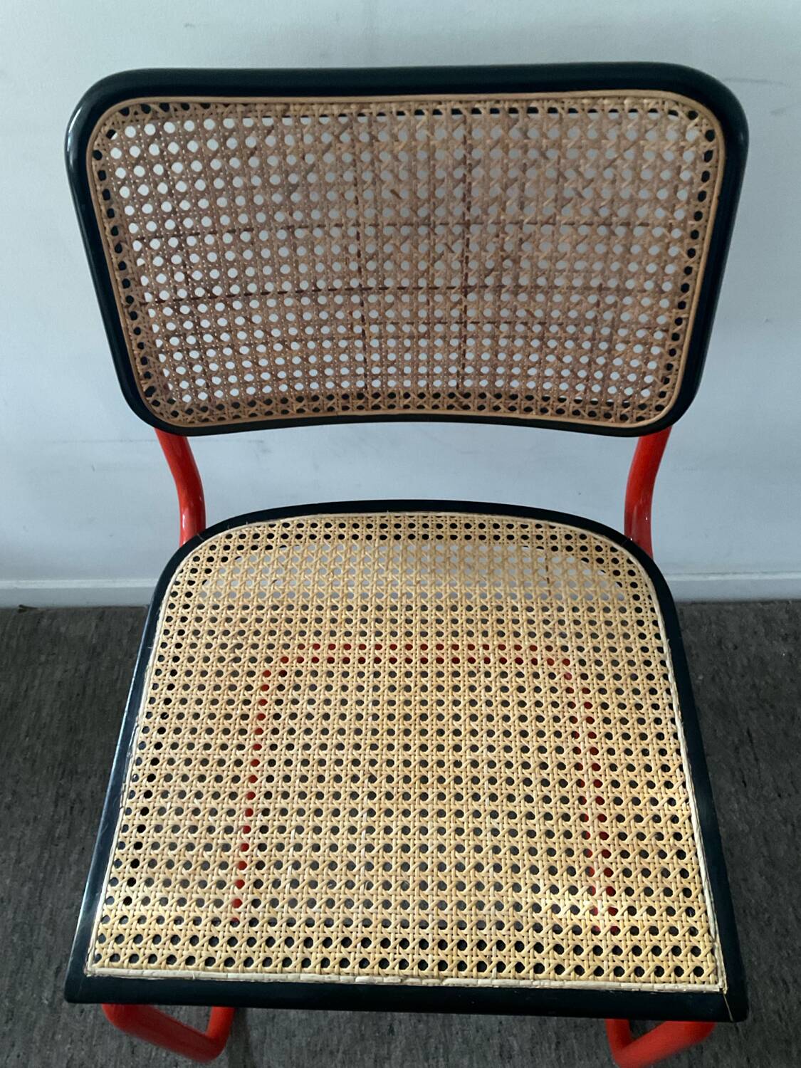 Vintage Cesca B32 chair in the style of Marcel Breuer