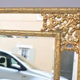 Golden regency style mirror