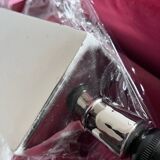 Italian design lamp in chrome ceramic