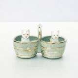 Cute kitten salt shaker