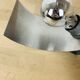 Pair of 70's brushed aluminum space age wall lights