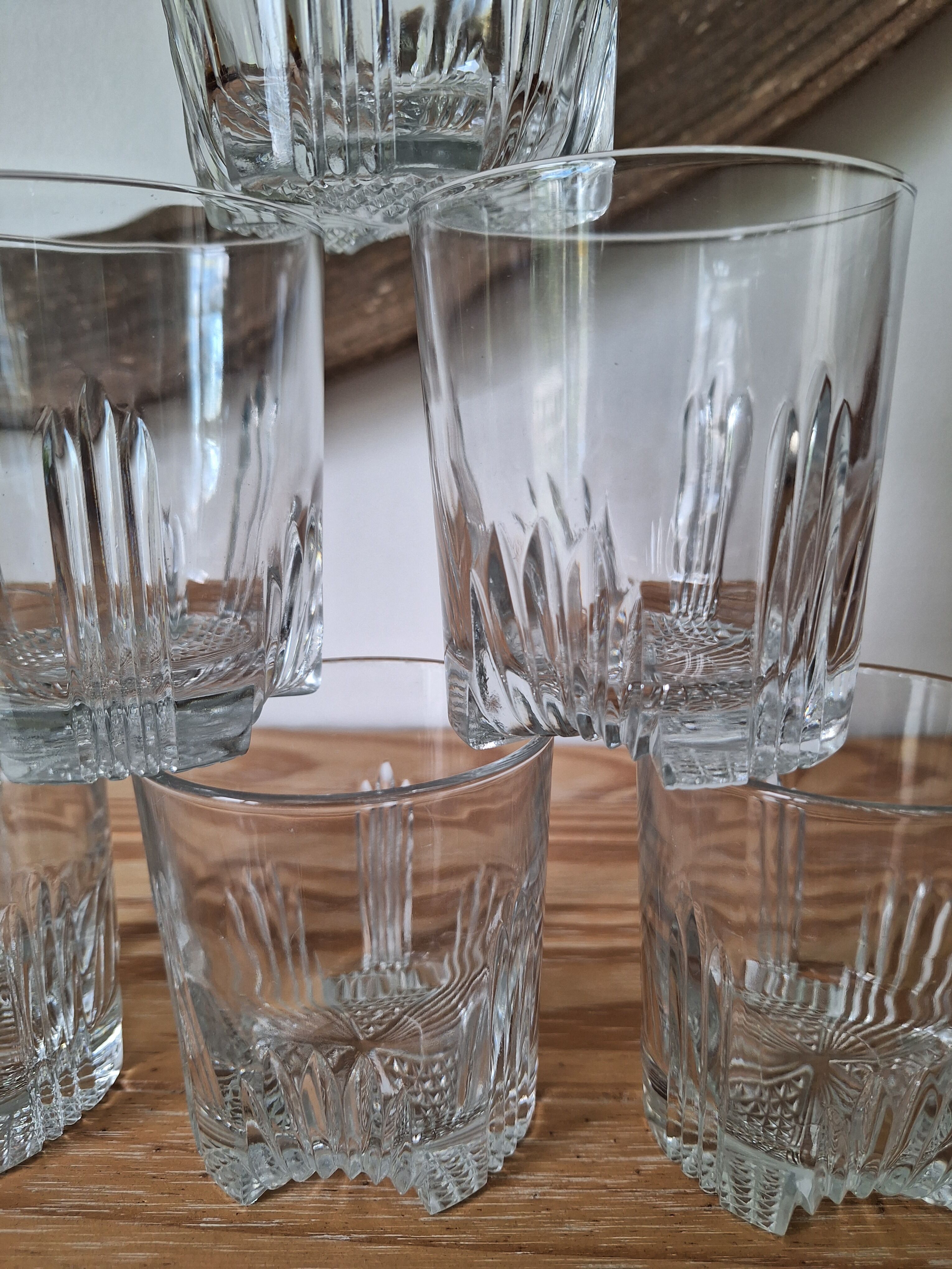Art Deco whisky glasses