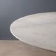 Vintage style Tulipe table in enamelled aluminium, Italian design from the 1980s.