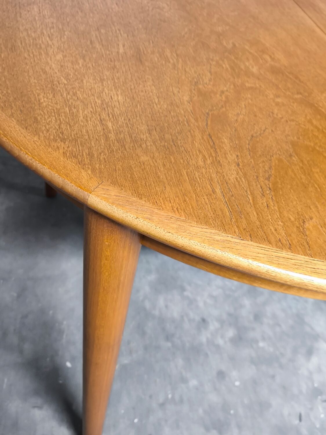 Vintage teak Scandinavian table from the 1960s by Johannes Andersen.