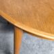 Table scandinave vintage teck années 60 Johannes Andersen