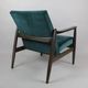 Fauteuil en velours vintage par Edmund Homa années 1970