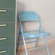 Vintage metal folding chair