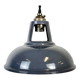 Vintage Industrial Grey Painted Ceiling Lamp, 2000s