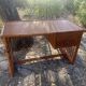 Bureau et fauteuil rotin et bambou vintage