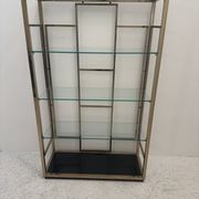Étagère métal doré années 70s