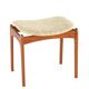 Erik Buch for O.D. mobler footstool - teak