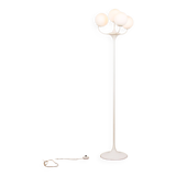 Large floor lamp, 4 branches finished with opalines, by Eva Renée Nele for Temde Leuchten 1960