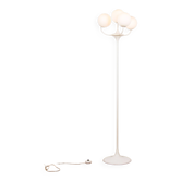 Large floor lamp, 4 branches finished with opalines, by Eva Renée Nele for Temde Leuchten 1960