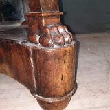 Console of the nineteenth century dessu marble