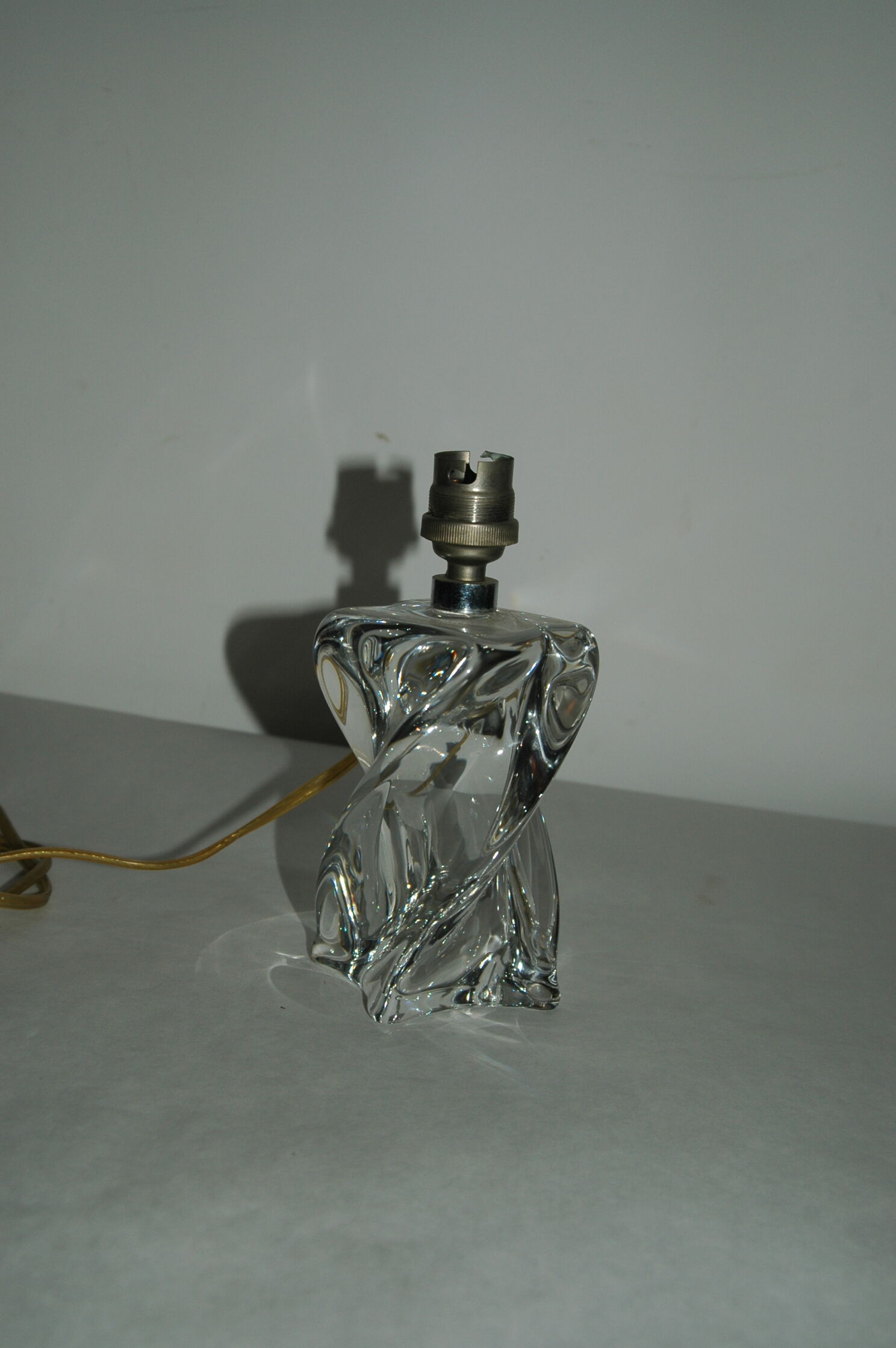 St Louis crystal lamp foot