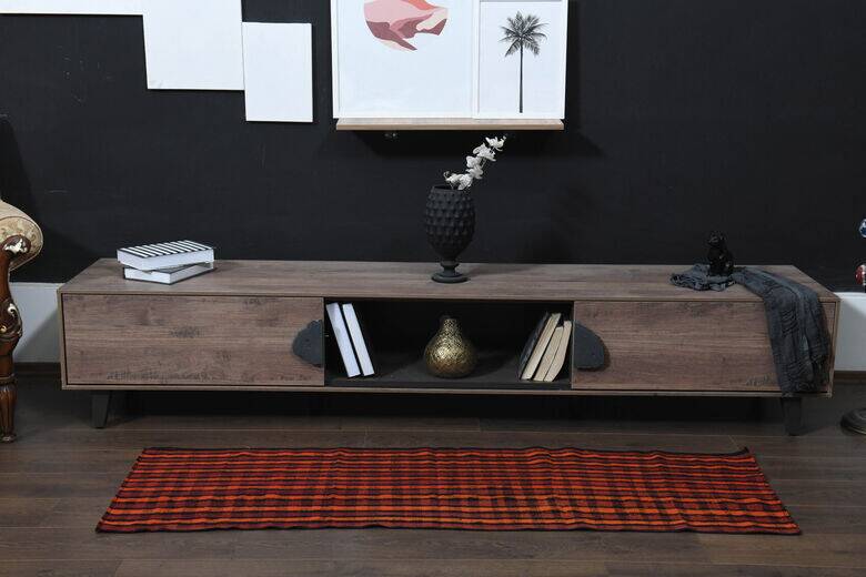 Turkish flat-woven hallway rug 59x189 cm