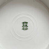 Low Limoges porcelain compote dish