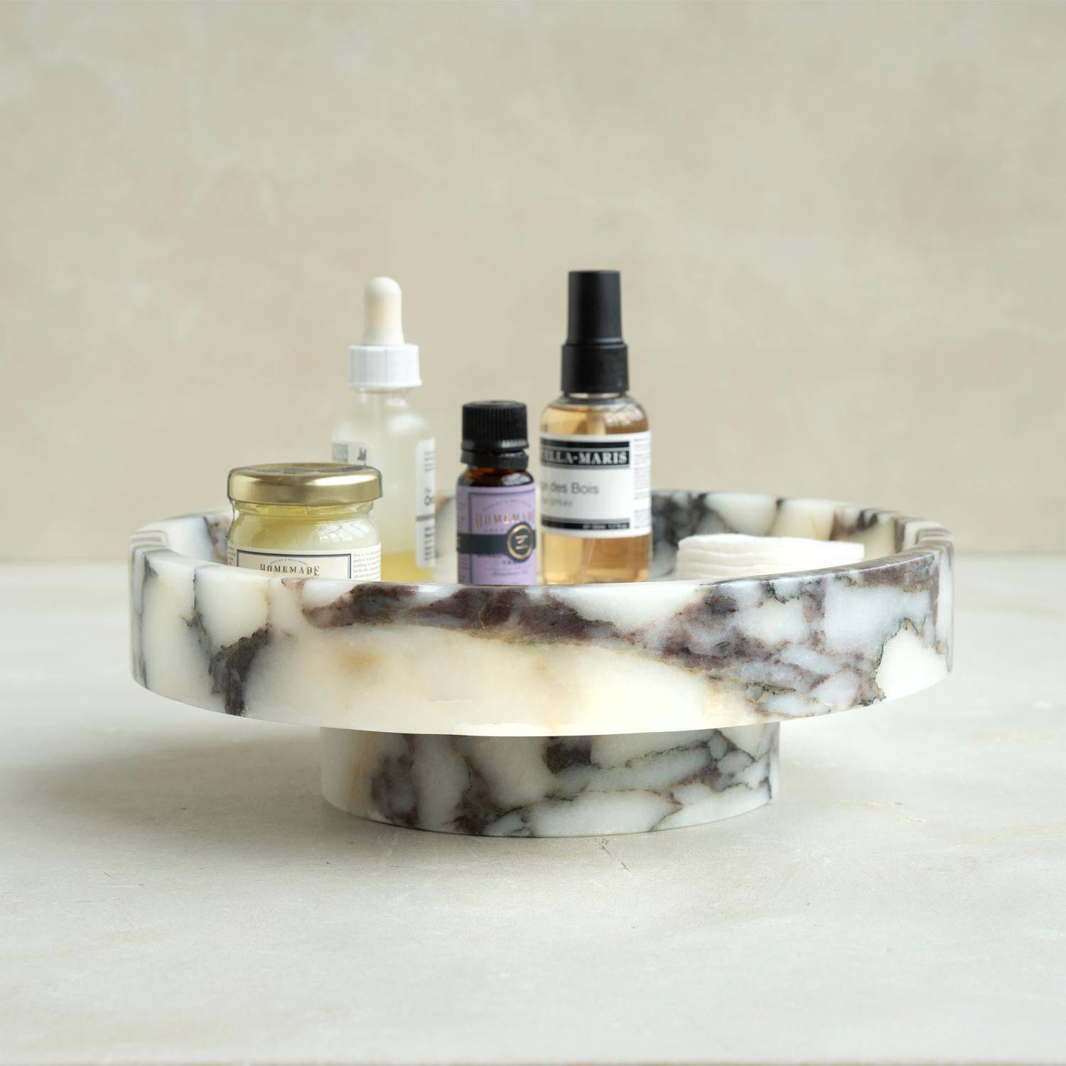 Calacatta marble bowl "Cyclo"