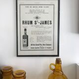 Advertising poster Rhum St-James 1932