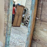 Burmese teak mirror