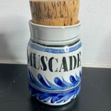 Set of 8 ceramic spice pots by Roger Capron