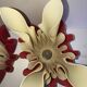 Paire de lampes mouchoirs bicolore