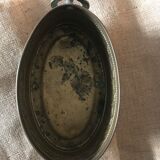 Small oval brass garden cut