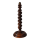 Vintage turned wooden lamp base – France 1950-60