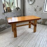 Farmhouse table, mountain furniture from the 50s