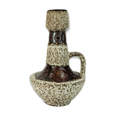 large FLOOR VASE 1970s fat lava glaze ornamental decor model 100