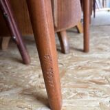 Set of 4 Danish teak chairs – Mid-century modern dining chairs from the 1960s, Resto