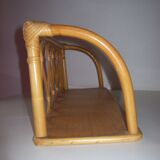 Rattan shelf