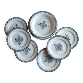 Earthenware service from Salins "Alhambra"