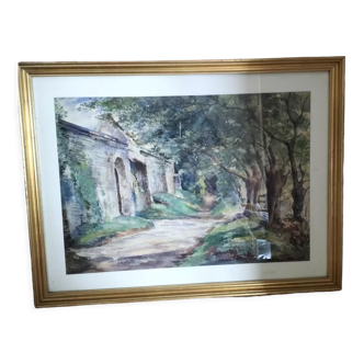 Aquarelle georges roussin