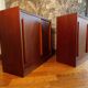 Duo of trade furniture with sliding doors