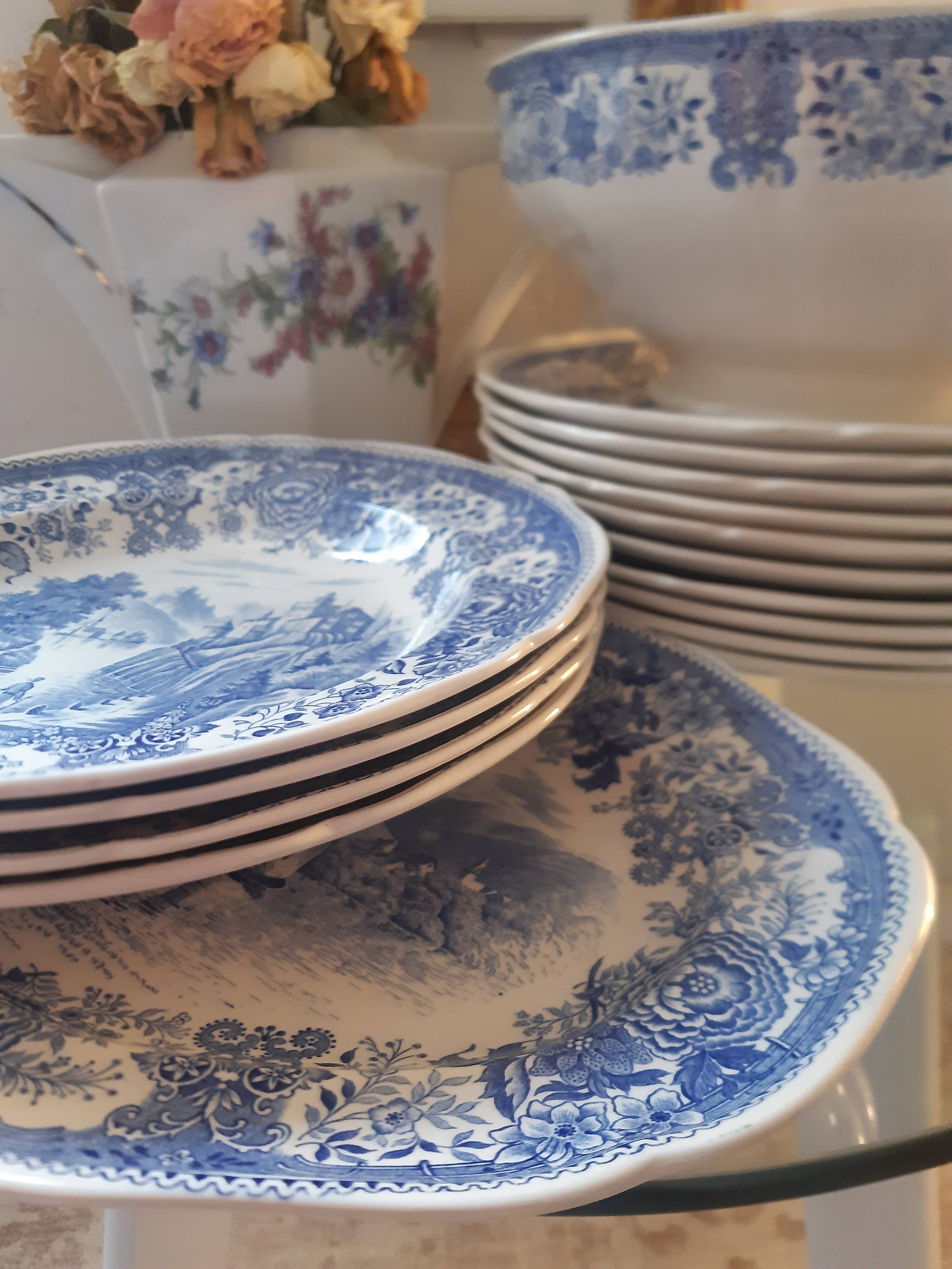 Tableware service Villeroy and Boch Mettlach Burgenland Made in Germany