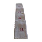 4 towels, honeycomb