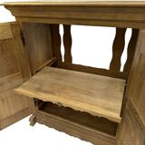 Vintage oak cabinet or tv stand
