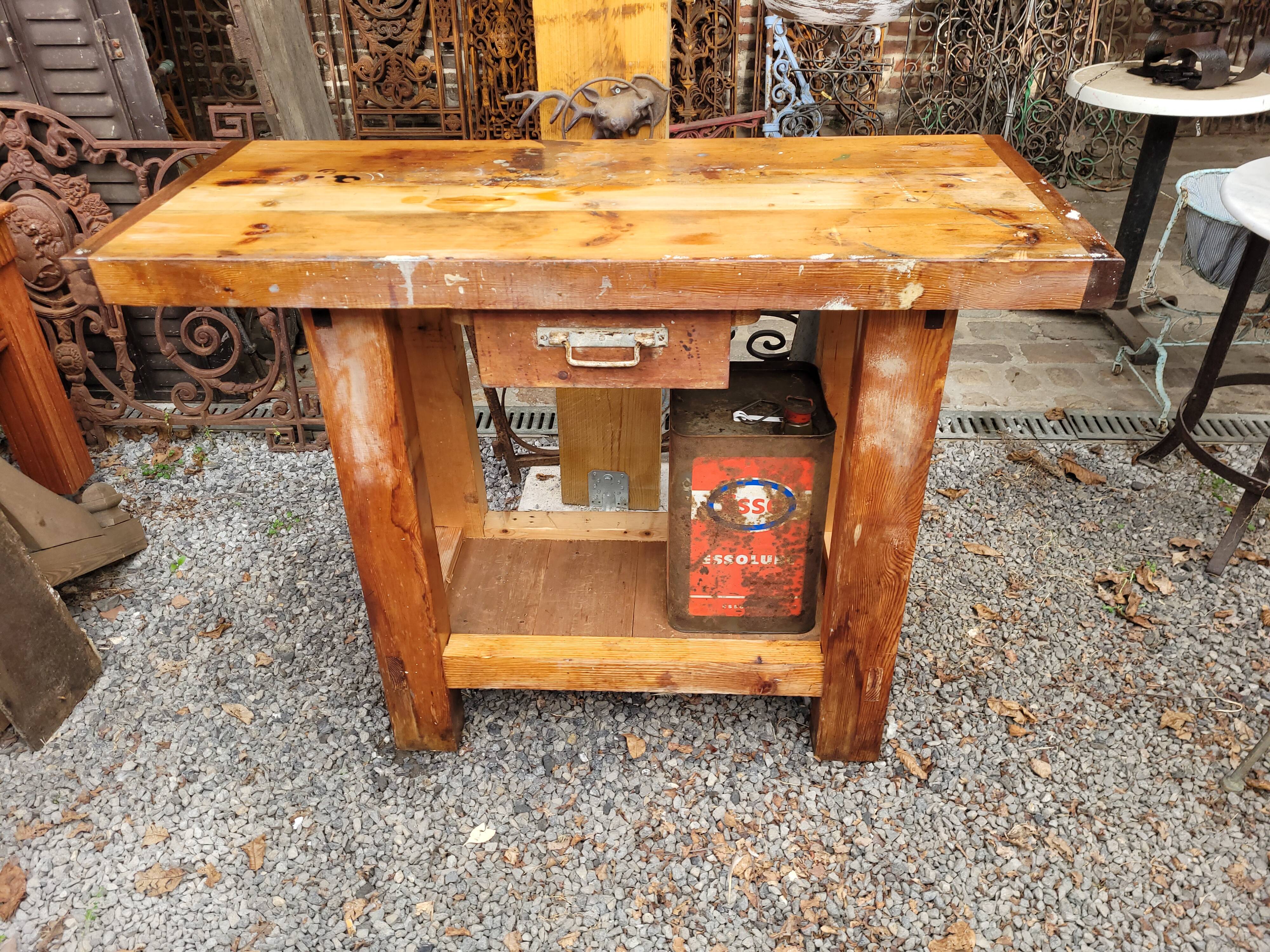 Carpentry or cabinetmaker's workbench, 120 long