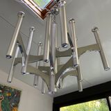 Chandelier "Concorde" 12 fires by Gaetano Sciolari, 1960.