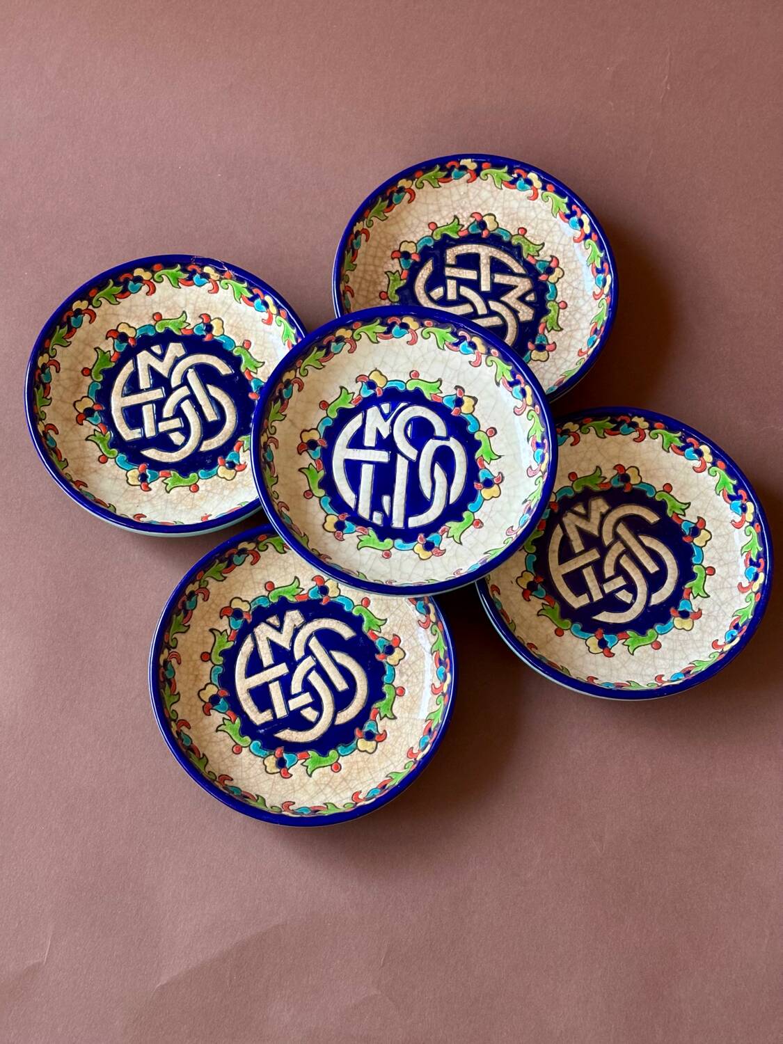 Longwy Enamel Bowls