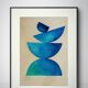 Minimalist geometric painting