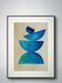 Peinture géométrique minimaliste