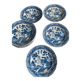 Blue Willow dessert plate service