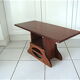 Small teak boat table art deco style 40-50s
