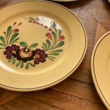 4 Sarreguemines plates