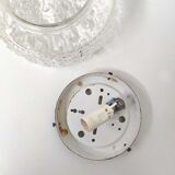 Bubble molded glass ceiling lamp
