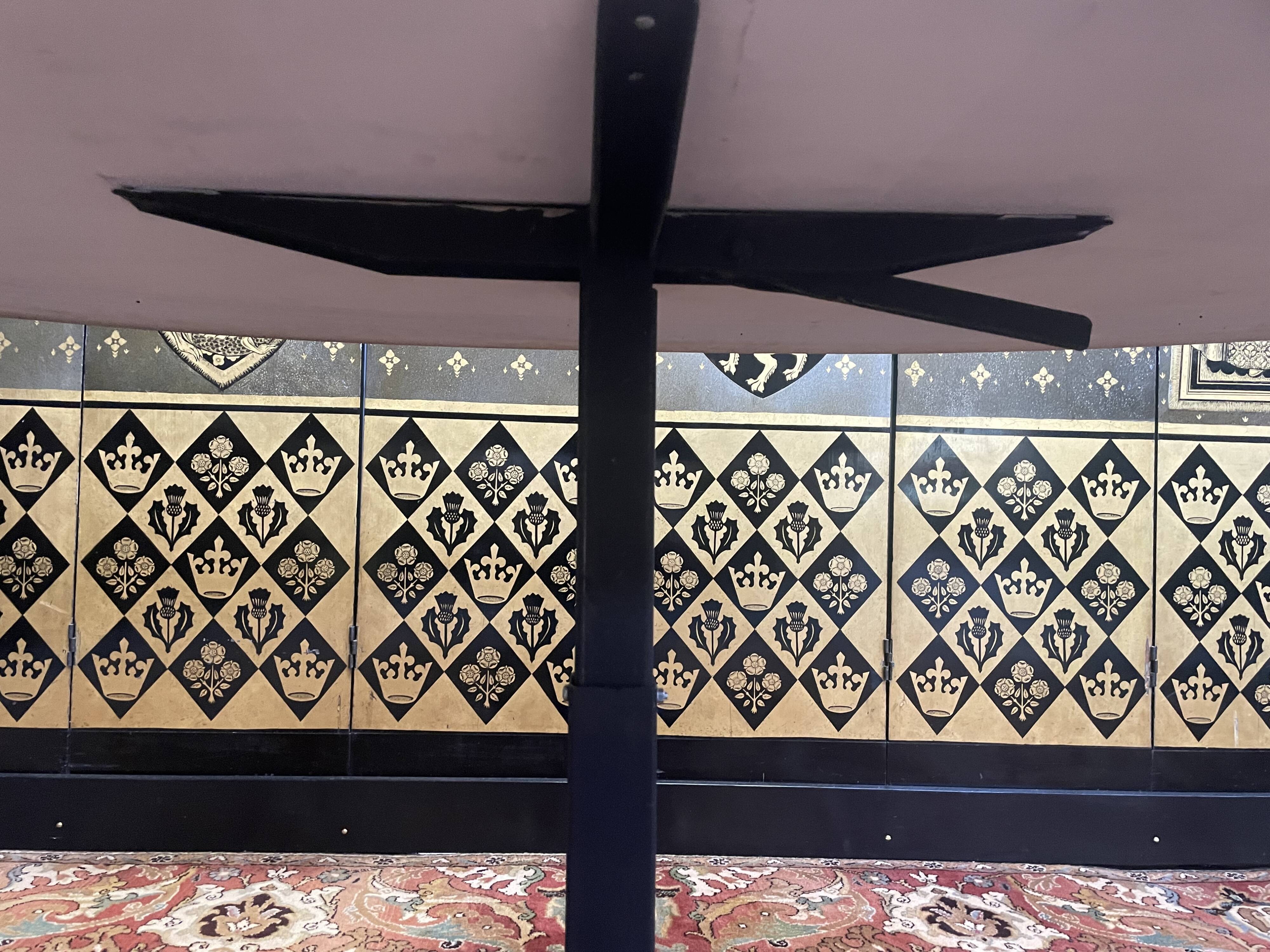 Table with central foot 1970