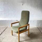 Scandinavian high-back lounge chair
