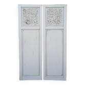 Pair of Art Deco Door panels with patina 1930